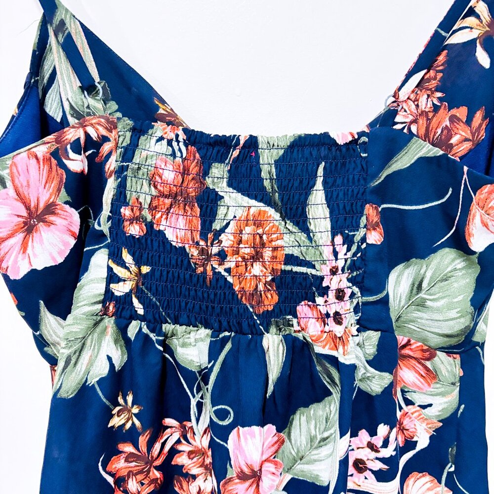GUESS – Navy floral print camisole top‎ | Lightweight | Large * - Picture 7 of 8